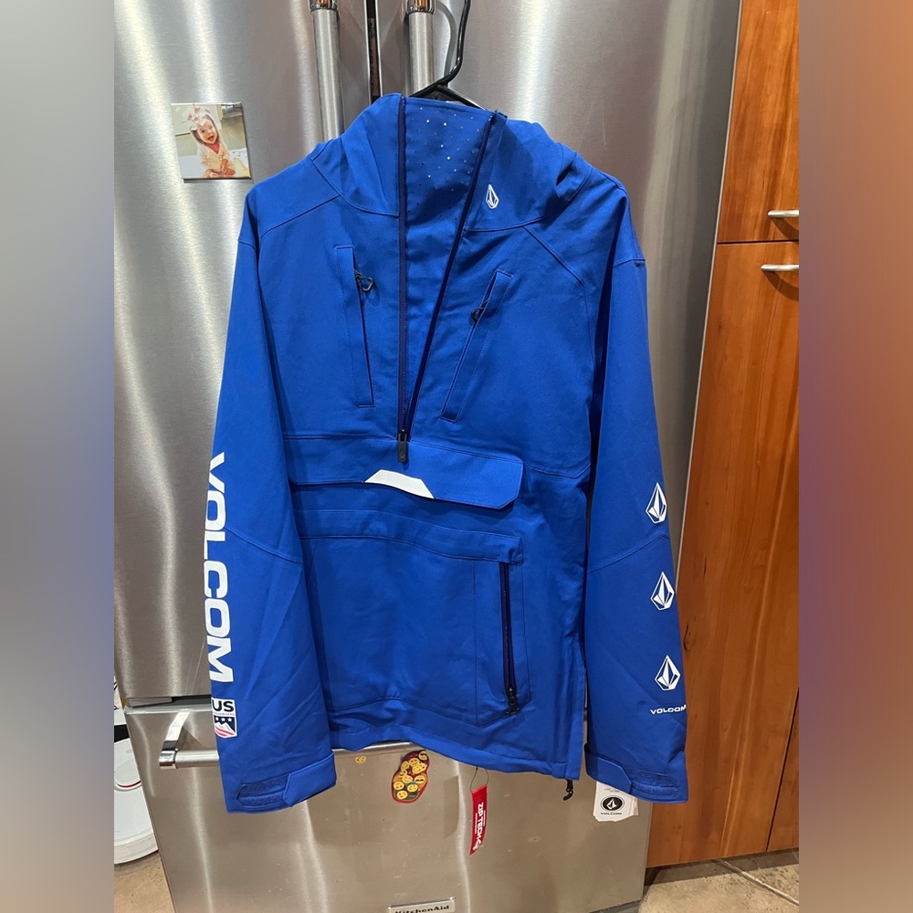Volcom Brighton Anarok Snow Jacket USST Bright Blue Men's Medium